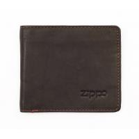 Zippo Leather Bi-Fold Wallet - Mocha