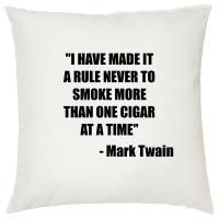 Smoke more than one Cigar at a time - Cigar Themed Cushion