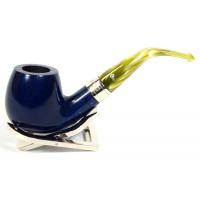 Peterson Atlantic 68 Smooth Nickel Mounted Bent Fishtail Pipe (PE1053)
