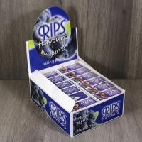 Rips Blueberry Slim Width Rolling Papers 24 packs