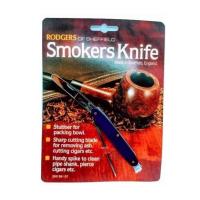 Rodgers Sheffield Steel Pipe Knife Tamper & Spike - Blue