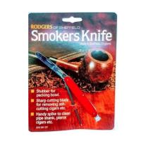 Rodgers Sheffield Steel Pipe Knife Tamper & Spike - Red