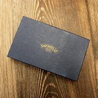 Savinelli Robusto Leather Cigar Case - Black - Fits 3 Cigars