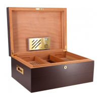 Adorini Vittoria Wenge Deluxe Humidor with Cigar Heaven - 520 Cigar Capacity (AD047)