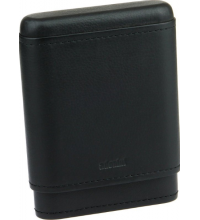 Adorini Leather Black Cigar Case - 3-5 Cigar Capacity (AD026)
