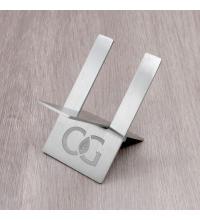 C.Gars Ltd Metal Folding Cigar Rest - Chrome