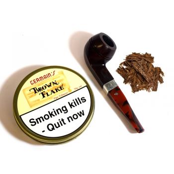 Germains Brown Flake Pipe Tobacco 50g Tin