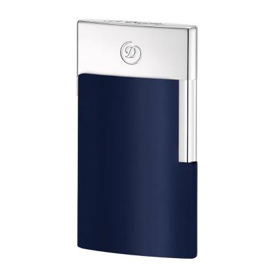 ST Dupont E Slim - Cigarette Lighter - Blue & Chrome (End of Line)