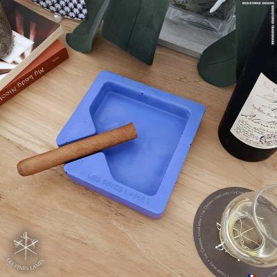 Les Fines Lames - Monad Concrete Cigar Ashtray - Blue