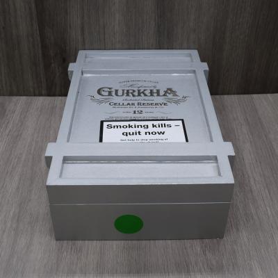 Empty Gurkha Cellar Reserve 12 Year Old Solara Double Robusto Box