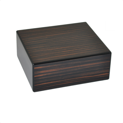 Elie Bleu Classic Macassar Ebony Humidor - 50 Cigar Capacity