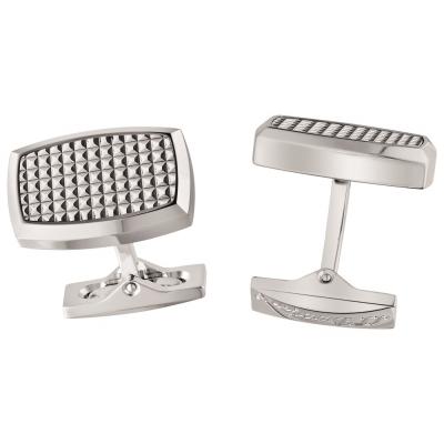 ST Dupont Diamond Head Palladium Finish Cufflinks