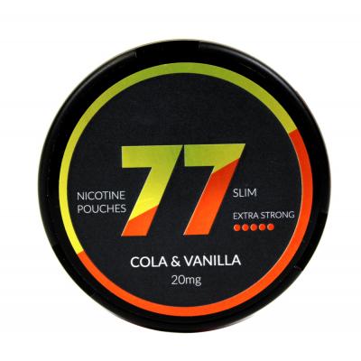 77 Nicopods 20mg Nicotine Pouches - Cola & Vanilla - 1 Tin
