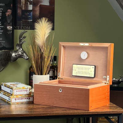 Adorini Cedro Deluxe Cigar Humidor - Large - 150 Cigar Capacity (AD072)