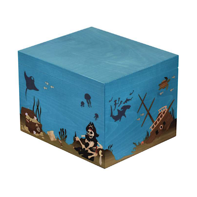 Elie Bleu Aquarium Collection Blue Humidor - 110 Cigar Capacity
