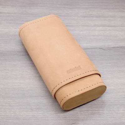 Adorini Leather Brown Cigar Case - 2/3 Cigar Capacity (AD063)
