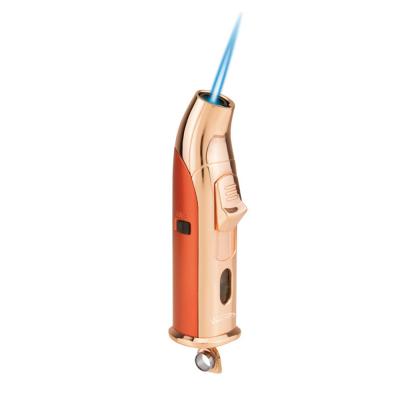 Vector Aztech Single Jet Lighter - Copper Gold