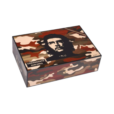 Elie Bleu Che Collection Sycamore, Padouk & Tulip Tree Humidor - 110 Cigar Capacity