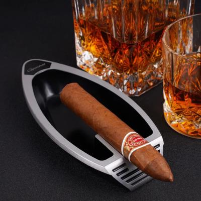 Alloy Metal Cigar Ashtray, Cigar Ashtray, Metal Cigar Ashtray - Cigar Oasis