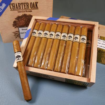 Charter Oak Connecticut Shade Petit Corona Cigar - Box of  20 - C.Gars Exclusive