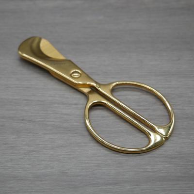 CLOSEOUT! Made In Japan Gold cigar Cutters Scissors w Leathery Case NEW