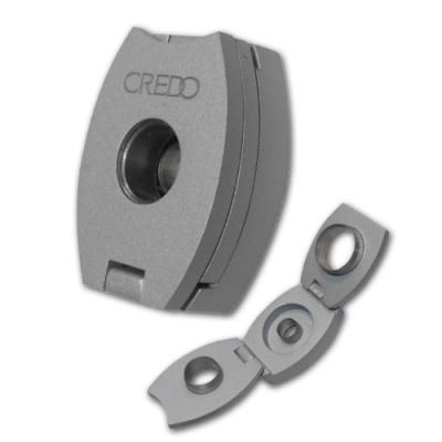 Credo 3 in 1 Cigar Punch Cutter - Oval - Silver