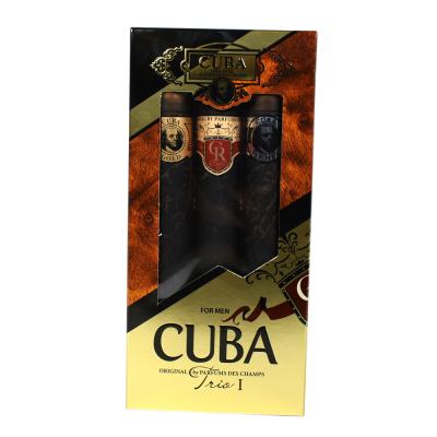 Cuba Mens Trio 3 Piece Cigar Style Aftershave Set 3 x 35 ml Gift Set