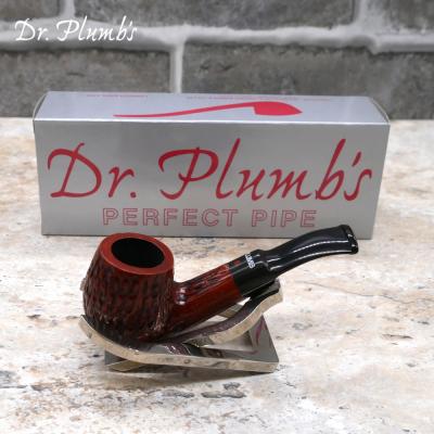 Dr Plumb Dinky Rustic Metal Filter Fishtail Briar Pipe (DP410)
