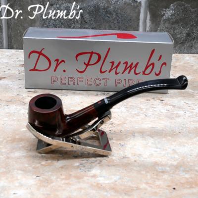 Dr Plumb 3/4 OZ Metal Filter Bent Dental Briar Pipe (DP436)