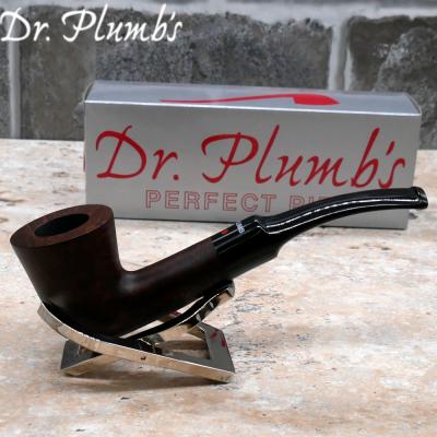 Dr Plumb City Matt Metal Filter Fishtail Briar Pipe (DP437)