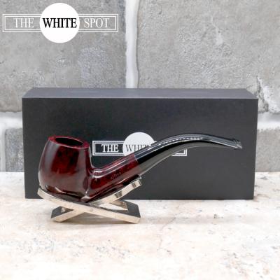 Alfred Dunhill - The White Spot Bruyere 4113 Group 4 Bent Apple Pipe (DUN284)