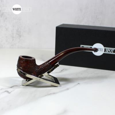 Alfred Dunhill - The White Spot Cumberland 2102 Group 2 Bent Pipe (DUN656)