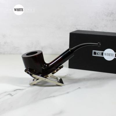 Alfred Dunhill - The White Spot Bruyere 4214 Group 4 Bent Dublin Pipe (DUN690)