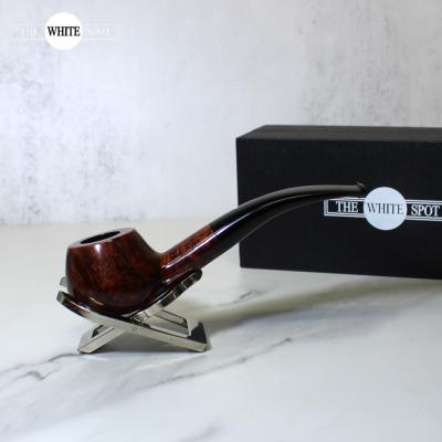 Alfred Dunhill - The White Spot Amber Root 5128 Group 5 Diplomat Pot Pipe (DUN753)