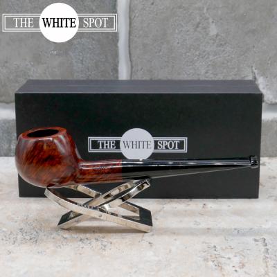 Alfred Dunhill - The White Spot Straight Grain Amber Flame Two Flame Straight Pipe (DUN853)