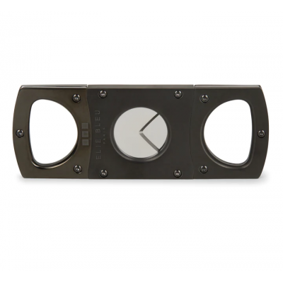 Elie Bleu Double Blade Cigar Cutter - Satin Black