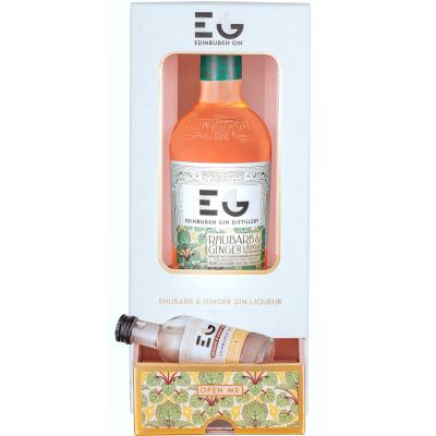 Edinburgh Gin Rhubarb & Ginger Liqueur 50cl Drawer Pack