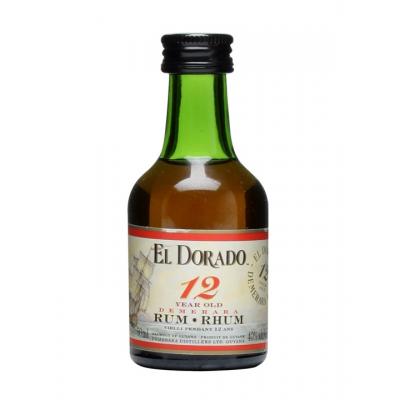 El Dorado 12 Year Old Rum Miniature - 5cl 40%