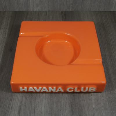 Havana Club Collection Ashtray - El Duplo Double Cigar Ashtray - Mandarin Orange