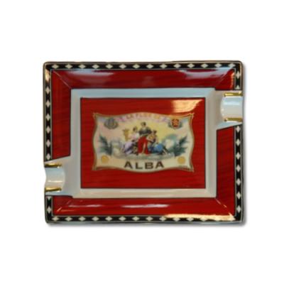Elie Bleu Porcelain Cigar Ashtray - Alba Red
