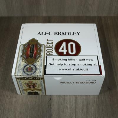 Empty Alec Bradley Project 40 Maduro Cigar Box