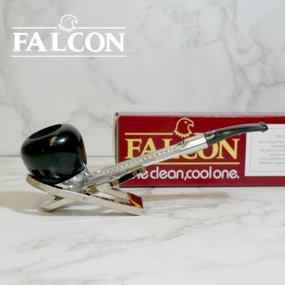 Falcon Standard Smooth Curved Briar Fishtail Pipe (FAL435)