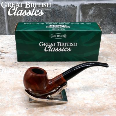 Great British Classic Bent Apple Smooth Fishtail Pipe (GBC204)