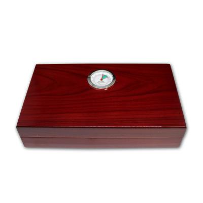 Angelo Mini High Gloss Red Humidor - 4 Cigar Capacity