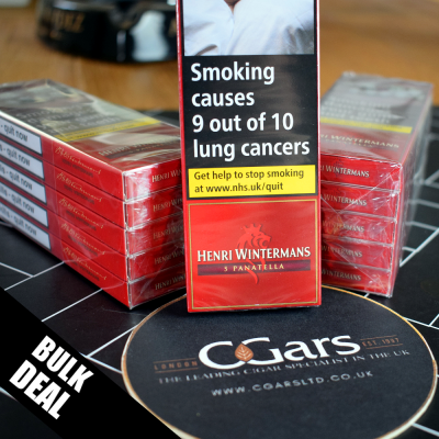 Henri Wintermans Panatella (Slims) - 10 Packs of 5 cigars (Bundle Deal of 50 cigars)