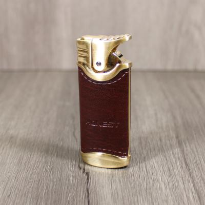 Honest Thame Jet Flame Cigar Lighter - Brown & Gold (HON59)