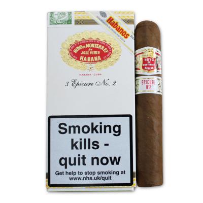 Hoyo de Monterrey Epicure No. 2 Cigar - Pack of 3