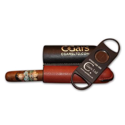 Inca Secret Blend Reserva DÂ’Oro Robusto - Single Cigar Case and Cutter Set