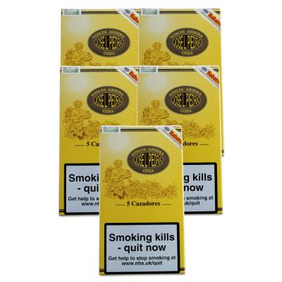 Jose L Piedra Cazadores Cigar - 5 Packs of 5 (25 cigars)