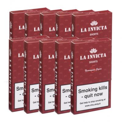 La Invicta Nicaraguan Shorts Cigar - 10 Packs of 5